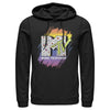 Men's MTV 80s Print Pattern Logo  Adult Pull Over Hoodie