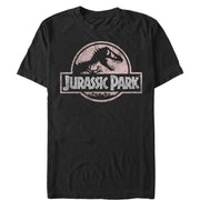 Men's Jurassic Park Dusty Logo  Adult T-Shirt