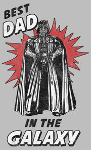 Men's Star Wars Best Dad in the Galaxy Darth Vader  Adult Long Sleeve Shirt