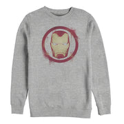 Men's Marvel Avengers: Endgame Smudged Iron Man  Adult Sweatshirt