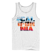 Men's Lost Gods Hashtag California Sunset  Adult Tank Top