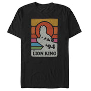 Men's Lion King Retro Rainbow '94 Silhouette  Adult T-Shirt