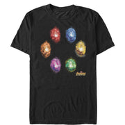 Men's Marvel Avengers: Infinity War Six Infinity Stones  Adult T-Shirt