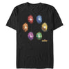 Men's Marvel Avengers: Infinity War Six Infinity Stones  Adult T-Shirt