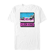 Men's Lion King Savannah Neon Crew  Adult T-Shirt