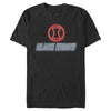 Men's Marvel Black Widow Neon Hourglass  Adult T-Shirt