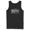 Men's Star Wars: The Book of Boba Fett Distressed Logo  Adult Tank Top