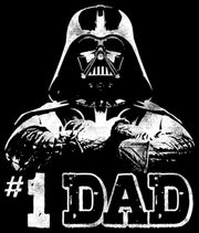 Men's Star Wars Darth Vader #1 Dad  Adult Sweatshirt