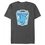 Men's Pokemon Squirtle Metallic Badge  Adult T-Shirt