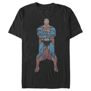 Men's Superman Bold Hero Pose  Adult T-Shirt