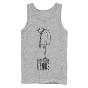 Men's Despicable Me Evil Genius Gru Profile  Adult Tank Top