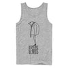 Men's Despicable Me Evil Genius Gru Profile  Adult Tank Top