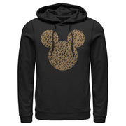 Men's Mickey & Friends Cheetah Silhouette  Adult Pull Over Hoodie