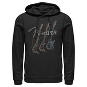 Men's Fender Triple Fret Logo  Adult Pull Over Hoodie