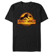 Men's Jurassic World: Dominion Glowing Dinosaur Logo  Adult T-Shirt