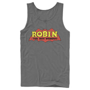 Men's Batman Logo Robin Boy Wonder  Adult Tank Top