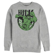 Men's Marvel St. Patrick's Day Hulk Running Shamrock  Adult Sweatshirt