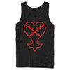 Men's Kingdom Hearts 1 Inverted Evil Symbol  Adult Tank Top