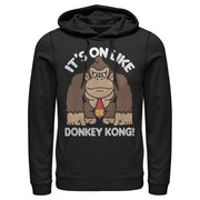 Men's Nintendo Donkey Kong Fist Pump  Adult Pull Over Hoodie