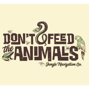 Men's Jungle Cruise Don't Feed The Animals Logo  Adult T-Shirt