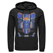 Men's Marvel Black Widow Taskmaster Costume  Adult Pull Over Hoodie