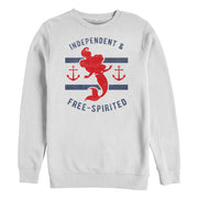 Men's The Little Mermaid Nautical Spirit  Adult Sweatshirt