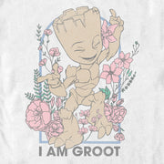 Men's Guardians of the Galaxy Floral I Am Groot  Adult T-Shirt