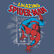 Men's Marvel Spider-Man Comic Book Cent  Adult T-Shirt