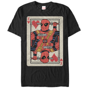 Men's Marvel Deadpool King of Hearts  Adult T-Shirt