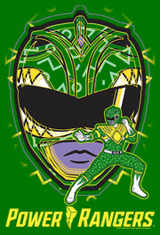 Men's Power Rangers Green Ranger Hero  Adult T-Shirt