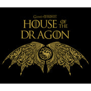 Men's Game of Thrones: House of the Dragon Intricate Dragon Wings Logo  Adult T-Shirt