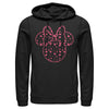 Men's Mickey & Friends Minnie Heart Silhouette  Adult Pull Over Hoodie