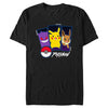 Men's Pokemon Classic Trio  Adult T-Shirt