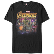 Men's Marvel Avengers: Infinity War Character Shot  Adult T-Shirt