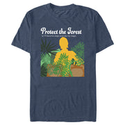 Men's Star Wars Protect the Forest or Else I Will Use My Magic, C-3PO  Adult T-Shirt