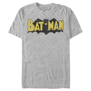 Men's Batman Logo Vintage  Adult T-Shirt