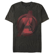 Men's Marvel Black Widow Avenger Symbol  Adult T-Shirt