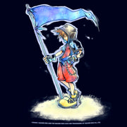 Men's Kingdom Hearts 1 Flags of the Kingdom  Adult T-Shirt