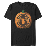 Men's Marvel Halloween Venom Logo Pumpkin  Adult T-Shirt