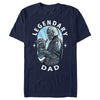 Men's Star Wars: The Mandalorian Legendary Dad Din Djarin and Grogu  Adult T-Shirt