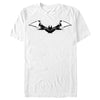 Men's The Batman Black White Bat Logo  Adult T-Shirt