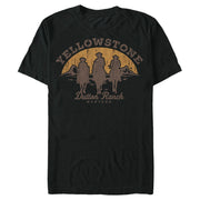 Men's Yellowstone Riders Of Dutton Ranch Silhouette  Adult T-Shirt