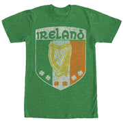 Men's Lost Gods Ireland Harp Crest  Adult T-Shirt