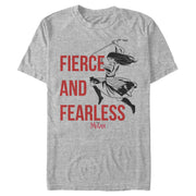 Men's Mulan Fierce & Fearless  Adult T-Shirt