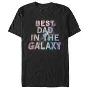 Men's Lost Gods Father's Day Best Dad in Galaxy  Adult T-Shirt