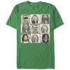 Men's Lost Gods Fourth of July  Presidential Funny Faces  Adult T-Shirt