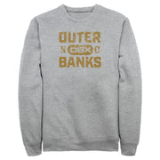 Men's Outer Banks Distressed Logo  Adult Sweatshirt