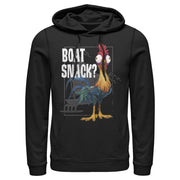 Men's Moana Moana Hei Hei Boat Snack  Adult Pull Over Hoodie