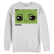 Men's Star Wars: The Mandalorian The Child Hypnotic Eyes  Adult Sweatshirt