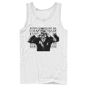 Men's Batman Joker Hahaha Crazed Look  Adult Tank Top